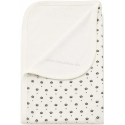 Плед PernaMea Crown 110x110 (White/Black)