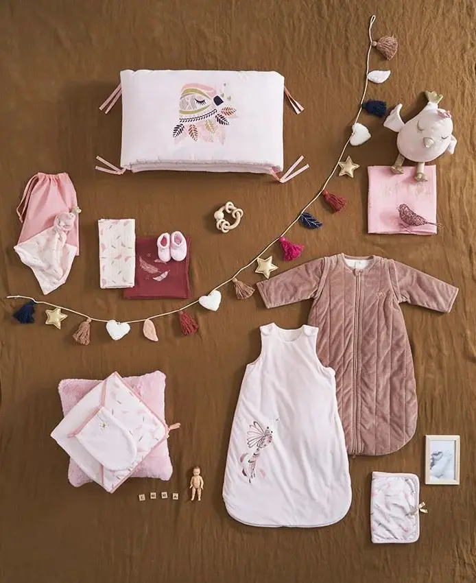 Плед Premaman Glitter Bird 110x80 (Pink)