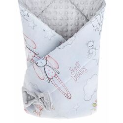 Конверт-плед Qmini Rabbit Night (Blue) Thumb