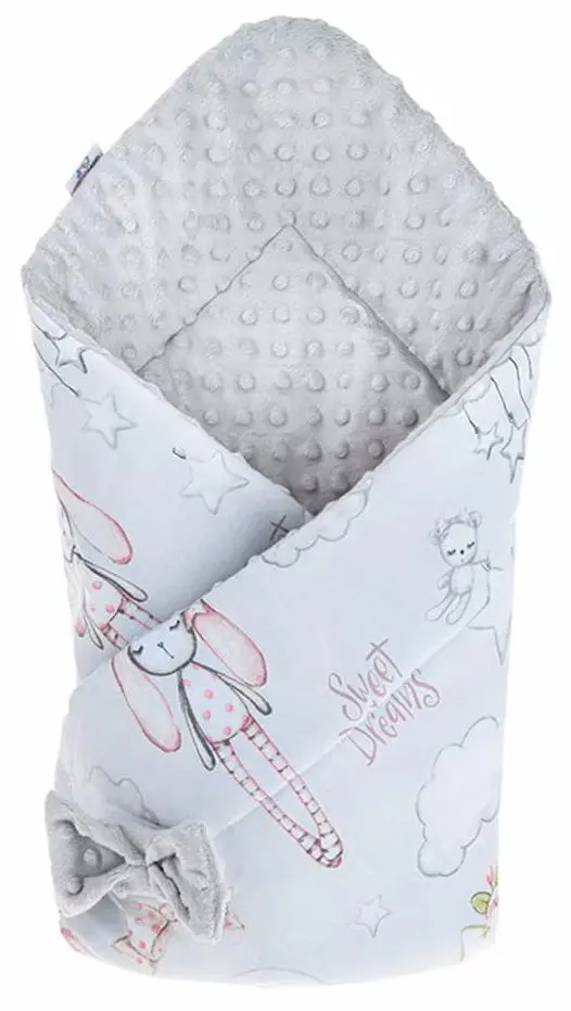 Конверт-плед Qmini Rabbit Night (Blue)