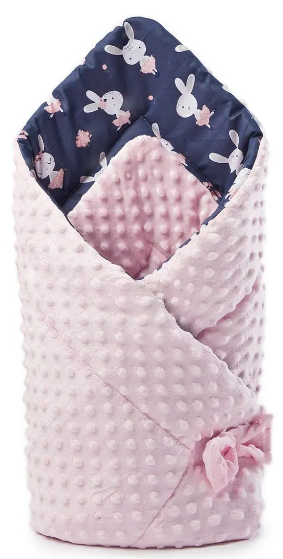 Плед Qmini Minky Wrap Dancer 80x80 (Pink/Blue) - 2