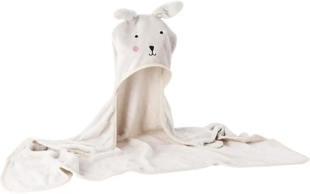 Детский плед с капюшоном 49572 100x70сm