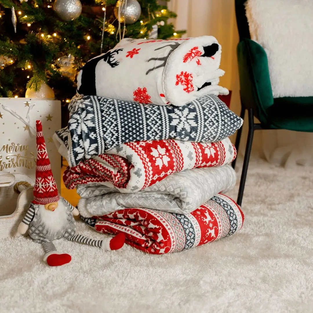 Плед Tempo Kondela Sweet Home Malena 150x200 (Black/White)