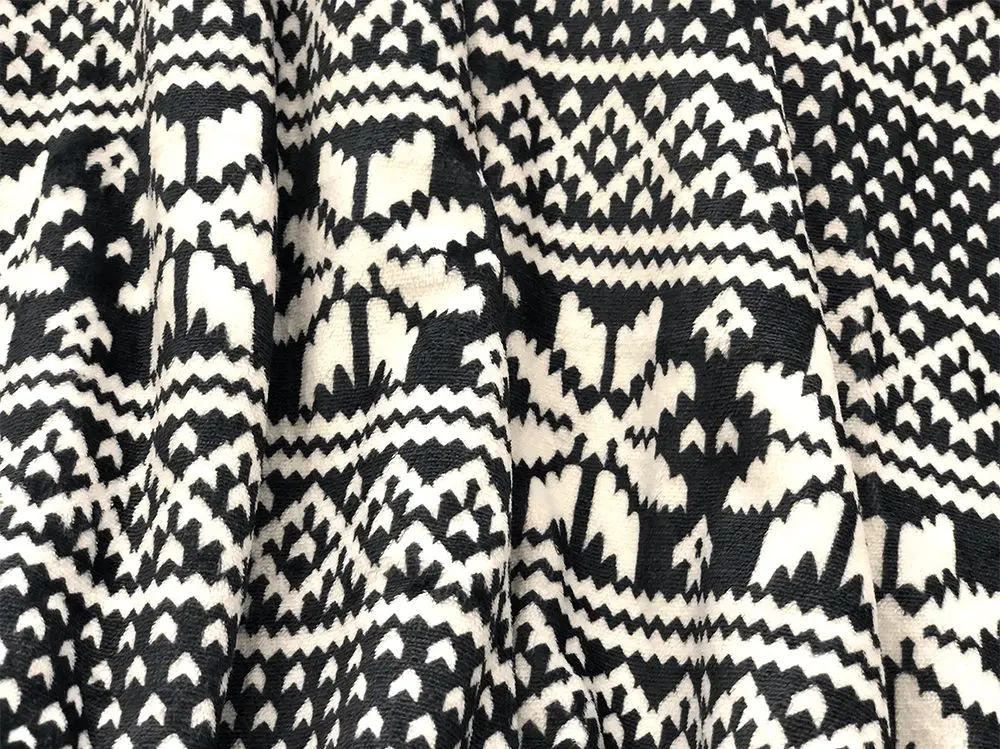 Плед Tempo Kondela Sweet Home Malena 150x200 (Black/White)