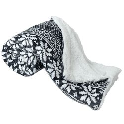 Patura Tempo Kondela Sweet Home Malena 150x200 (Black/White)