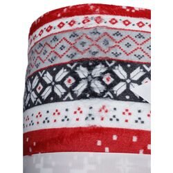 Плед Tempo Kondela Sweet Home Renife 150x200 (Red/White/Black) Thumb