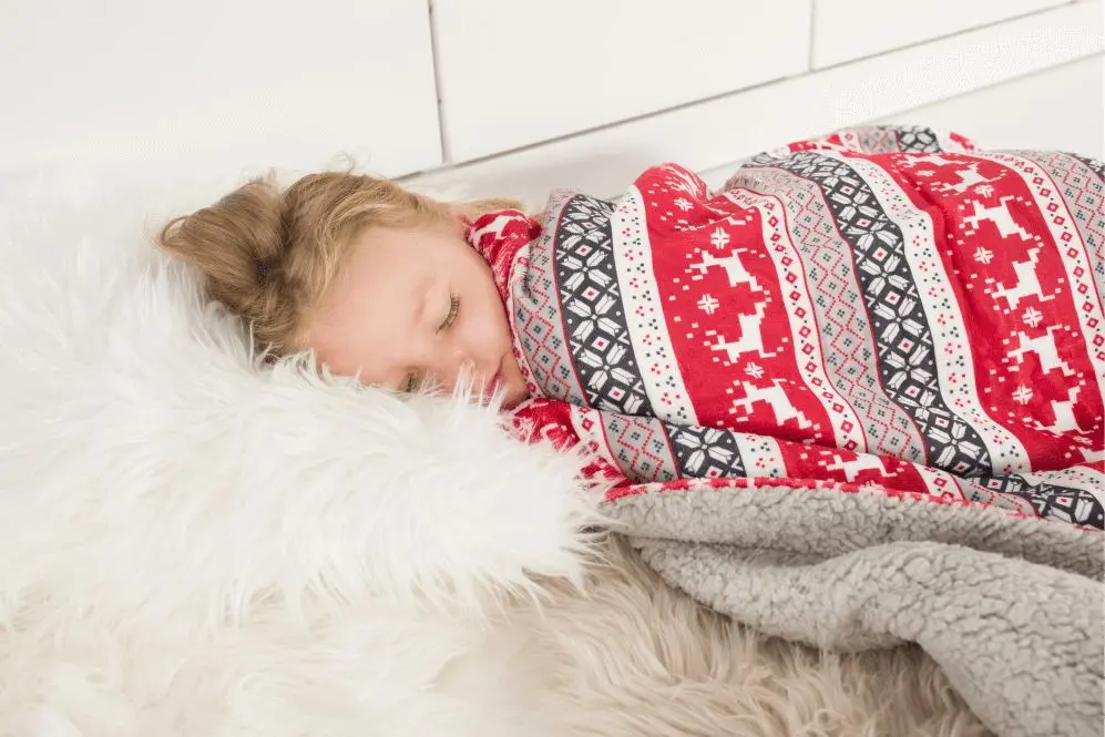 Плед Tempo Kondela Sweet Home Renife 150x200 (Red/White/Black)