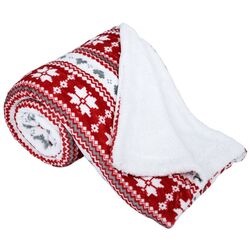 Patura Tempo Kondela Sweet Home Samante 150x200 (Red/White)