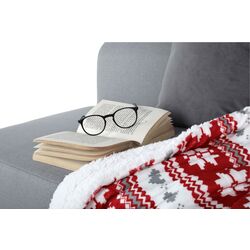 Плед Tempo Kondela Sweet Home Samante 150x200 (Red/White) Thumb