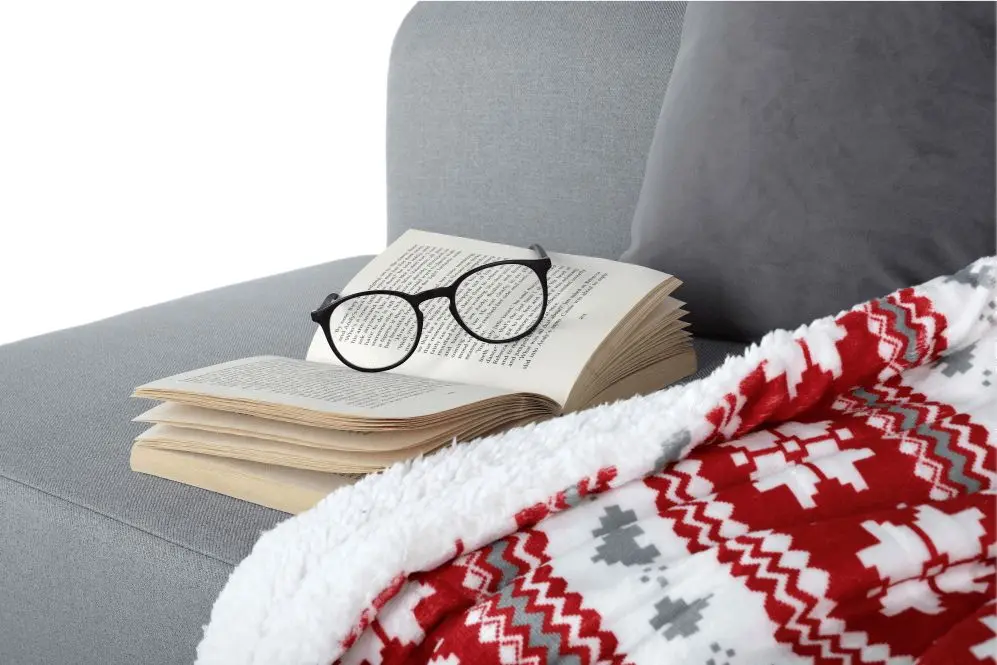 Плед Tempo Kondela Sweet Home Samante 150x200 (Red/White)