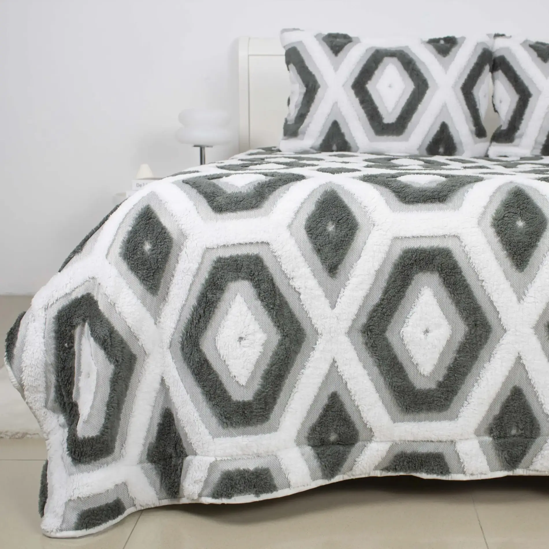 Cuvertura Tep Boho 220x240 (Light Grey) - 2