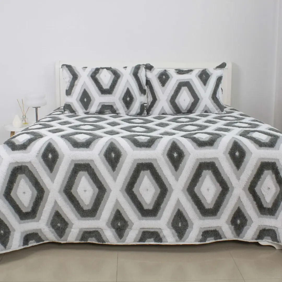 Cuvertura Tep Boho 220x240 (Light Grey)