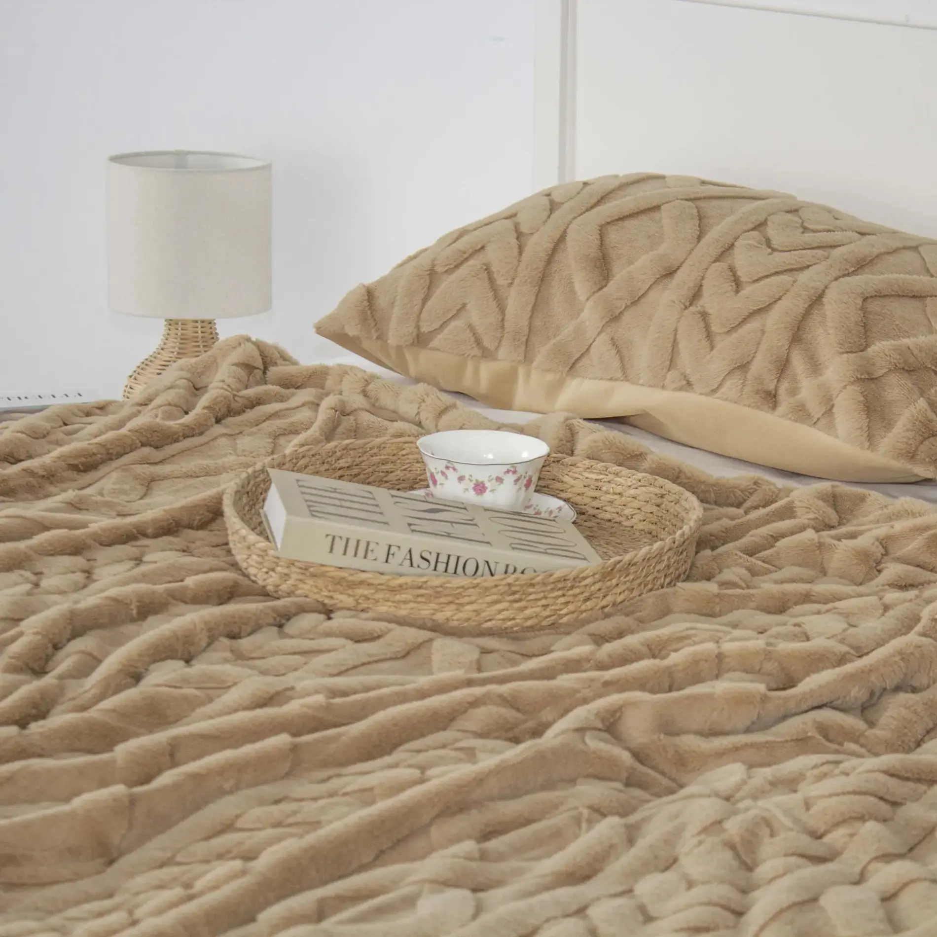Cuvertura Tep Soft Angora 240x260 (Beige) - 4