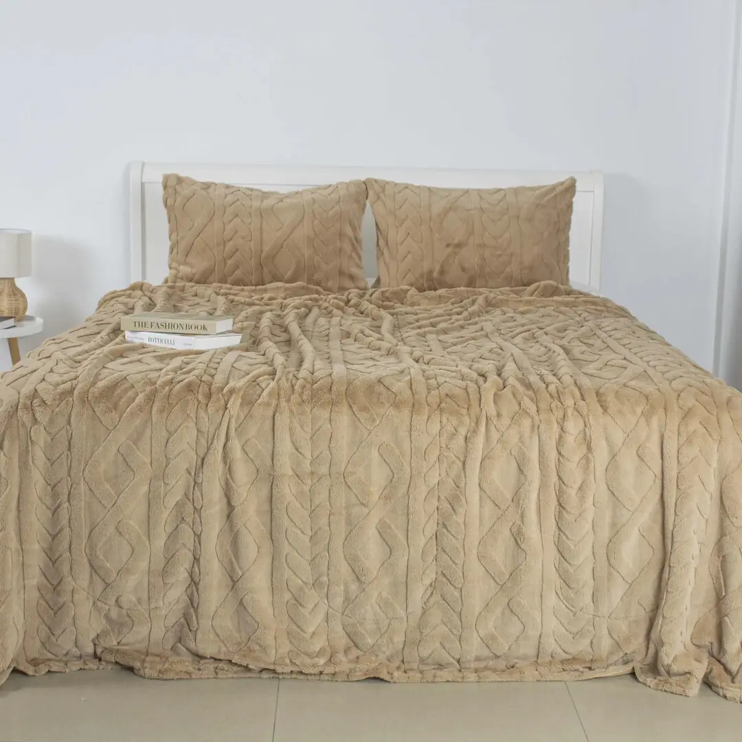Cuvertura Tep Soft Angora 240x260 (Beige)