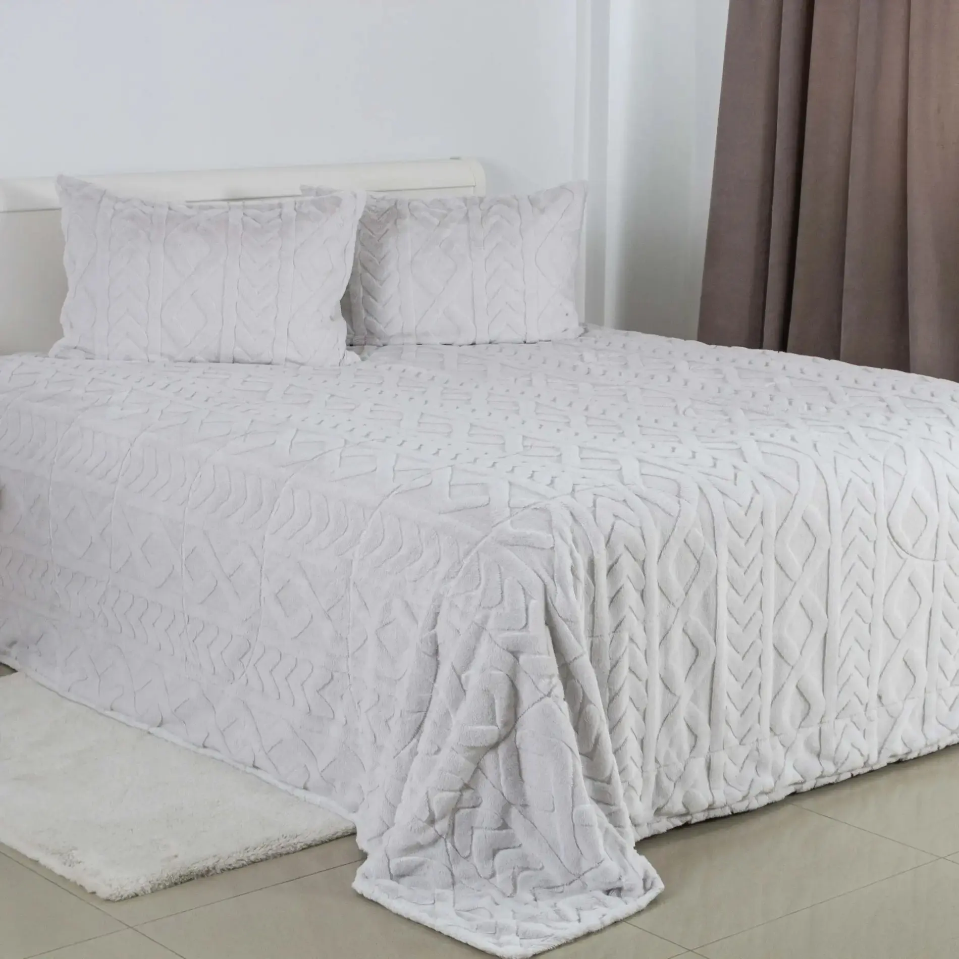 Cuvertura Tep Soft Angora 240x260 (Light Grey) - 2