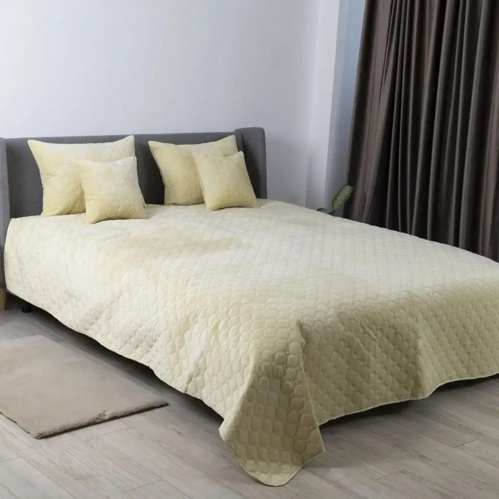 Cuvertura Tep Velour 220x240 (Beige)