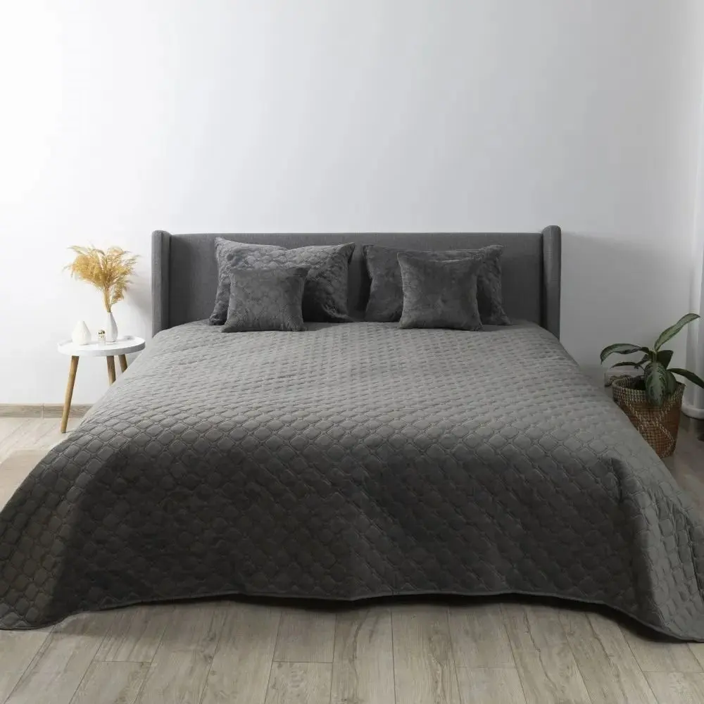 Cuvertura Tep Velour 220x240 (Grey)