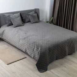 Cuvertura Tep Velour 220x240 (Grey) Thumb