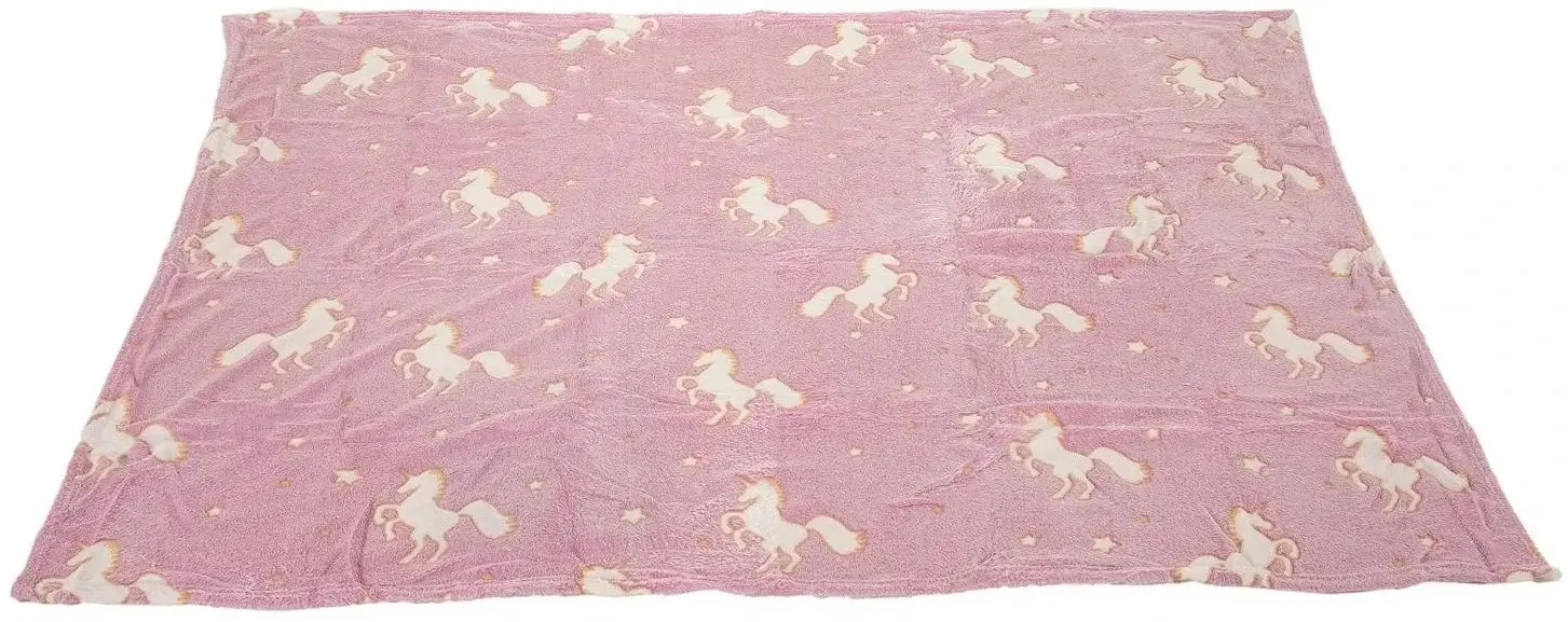 Плед со светящимися элементами Toi-Toys Unicorn 35563A (Pink)