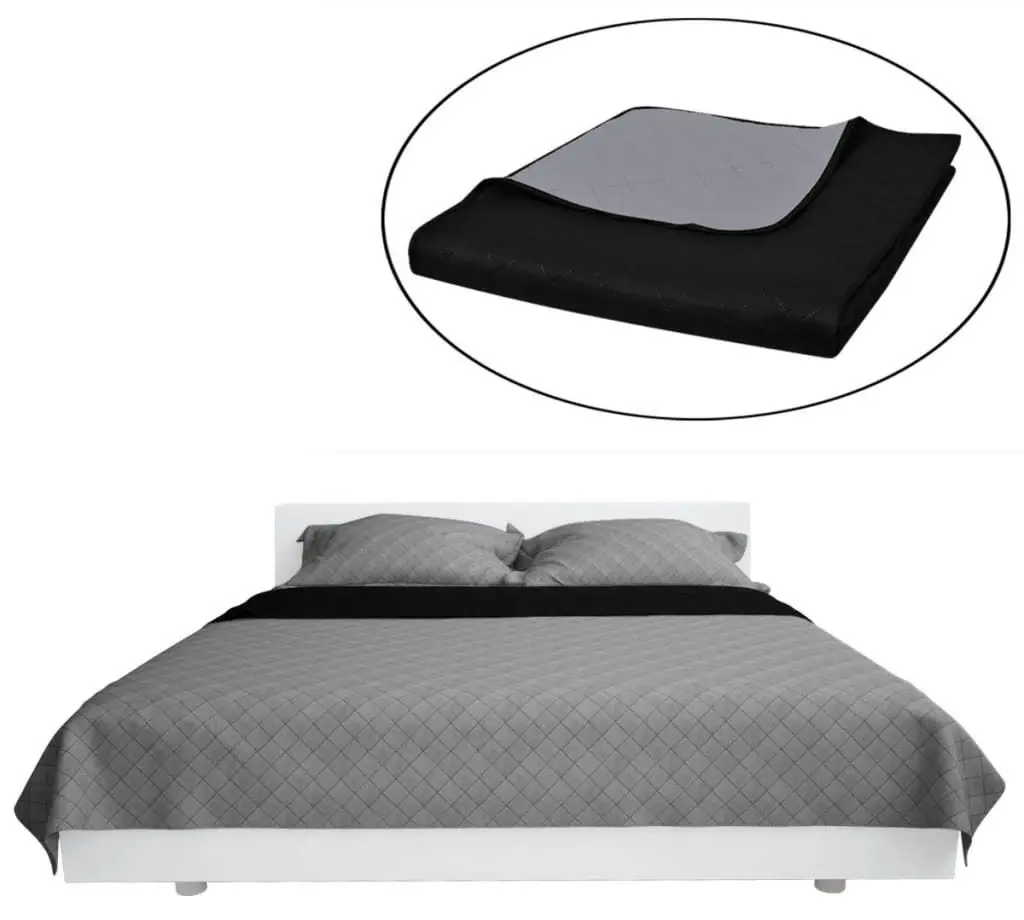 Cuvertura VidaXL 130884 220x240 (Black/Grey) - 3