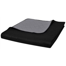 Cuvertura VidaXL 130884 220x240 (Black/Grey)