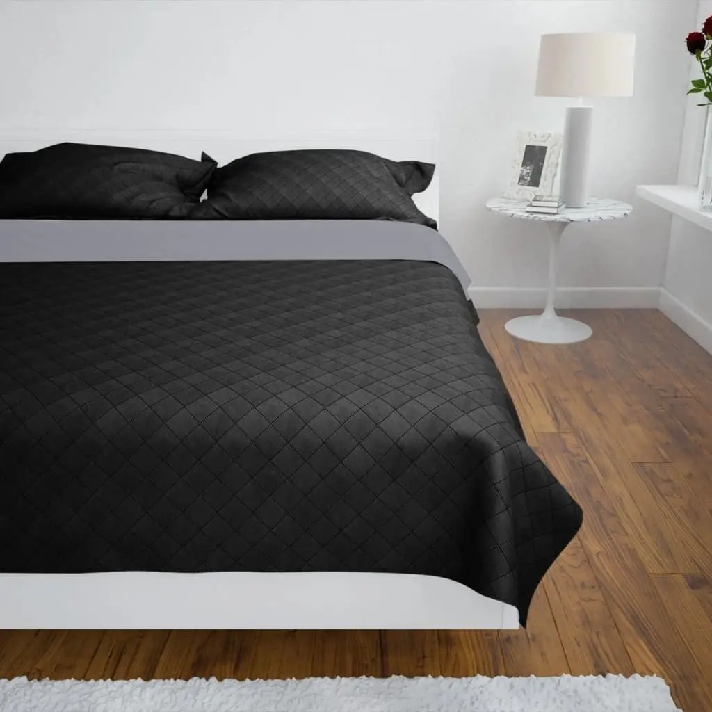 Cuvertura VidaXL 130884 220x240 (Black/Grey) - 4
