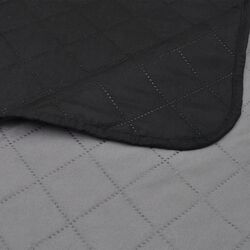 Покрывало VidaXL 130885 230x260 (Black/Grey) Thumb