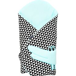 Плед 3в1 Womar Zaffiro Crocodile AN-BWZF-05CR (Turquoise/Black)