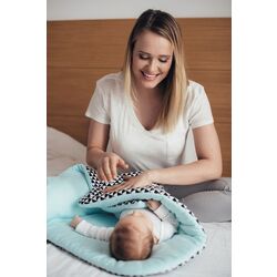 Плед 3в1 Womar Zaffiro Crocodile AN-BWZF-05CR (Turquoise/Black) Thumb