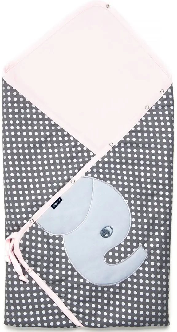 Paturica 3in1 Womar Zaffiro Elephant (Grey/Pink) - 2