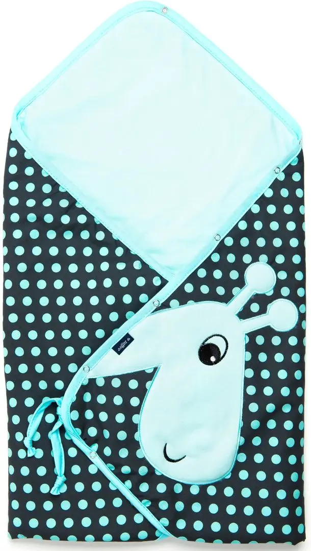 Paturica 3in1 Womar Zaffiro Giraffe (Turquoise/Grey) - 2