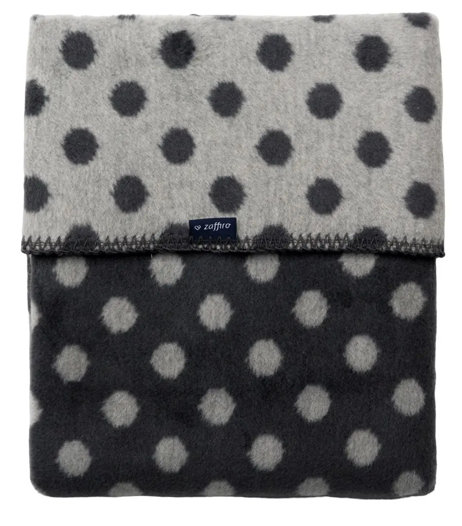 Плед Womar Zaffiro Dots B3405057 75x100 (Dark Gray/Light Gray)