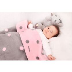 Paturica Womar Zaffiro Dots B3405057 75x100 (Pink/Gray) Thumb