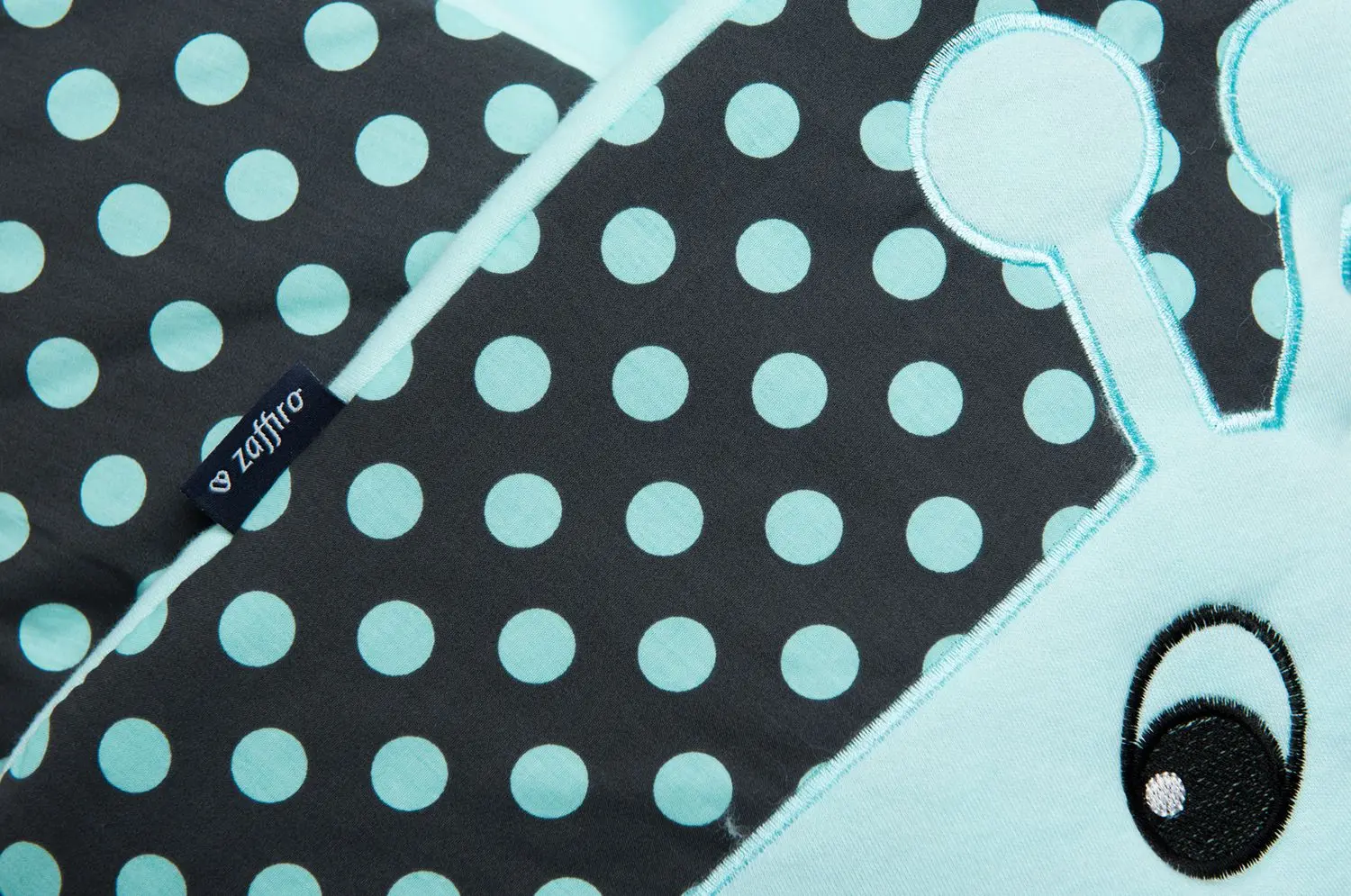 Плед Womar Zaffiro Giraffe (Turquoise/Grey) - 3