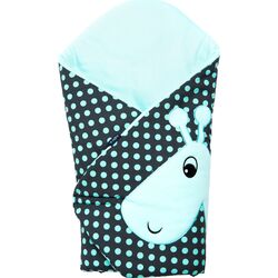 Плед Womar Zaffiro Giraffe (Turquoise/Grey)