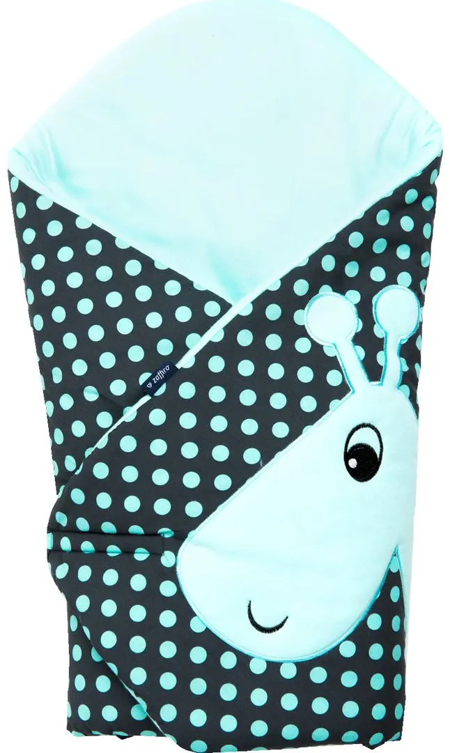 Плед Womar Zaffiro Giraffe (Turquoise/Grey)
