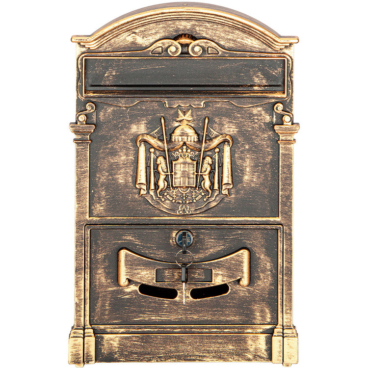 Почтовый ящик Art Flame Nuvia GL-25A (Antique Bronze)