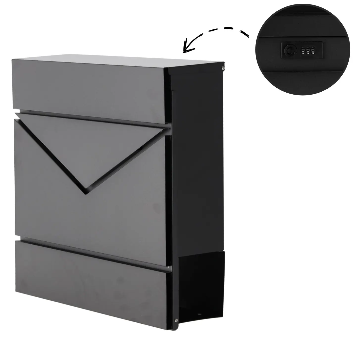 Почтовый ящик Chomik TIS4576 (Black) - 3