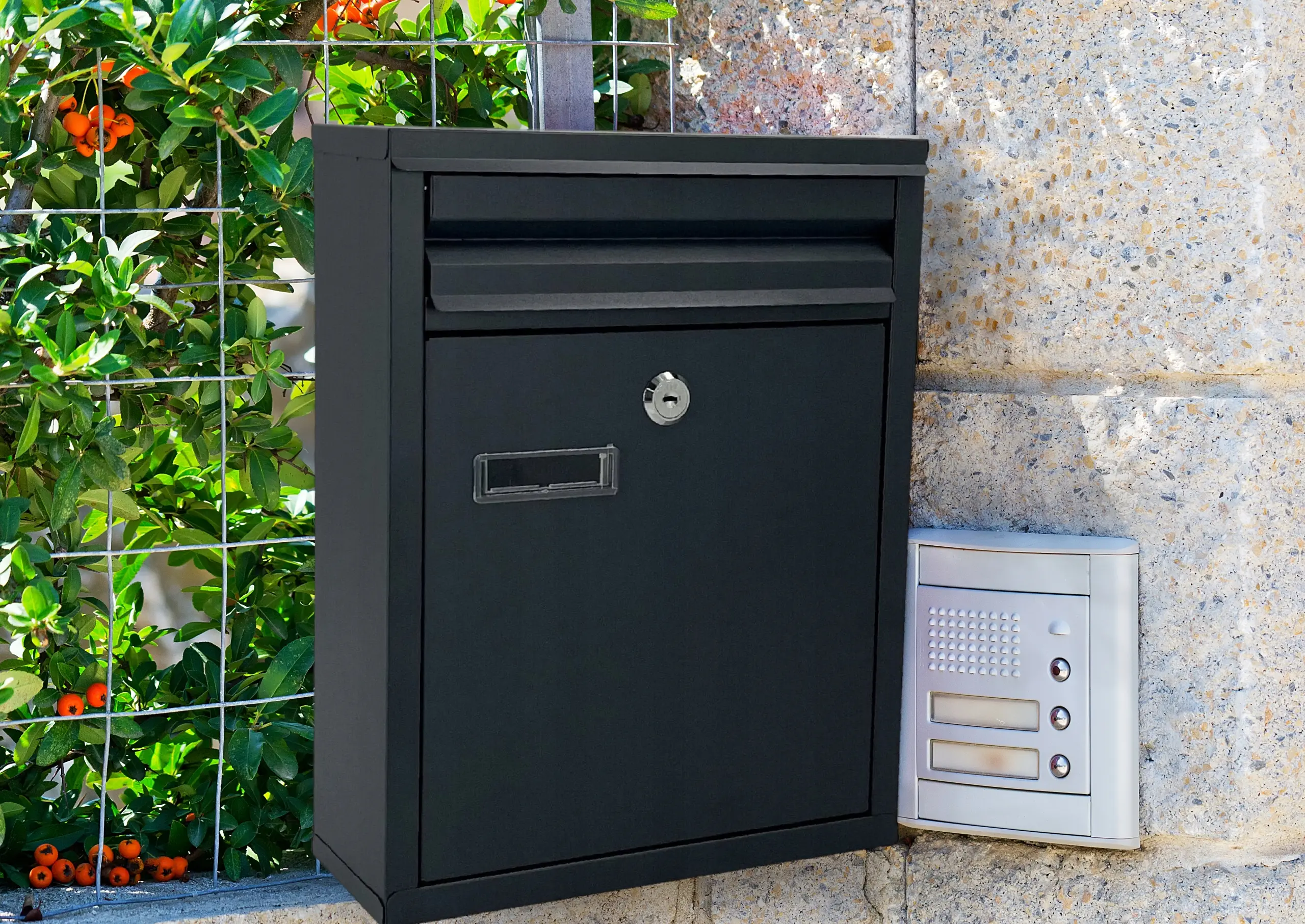 Почтовый ящик GardenLine TIS8176 (Black) - 2