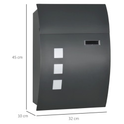 Cutie postala Homcom B80-012V00CG (Grey) Thumb