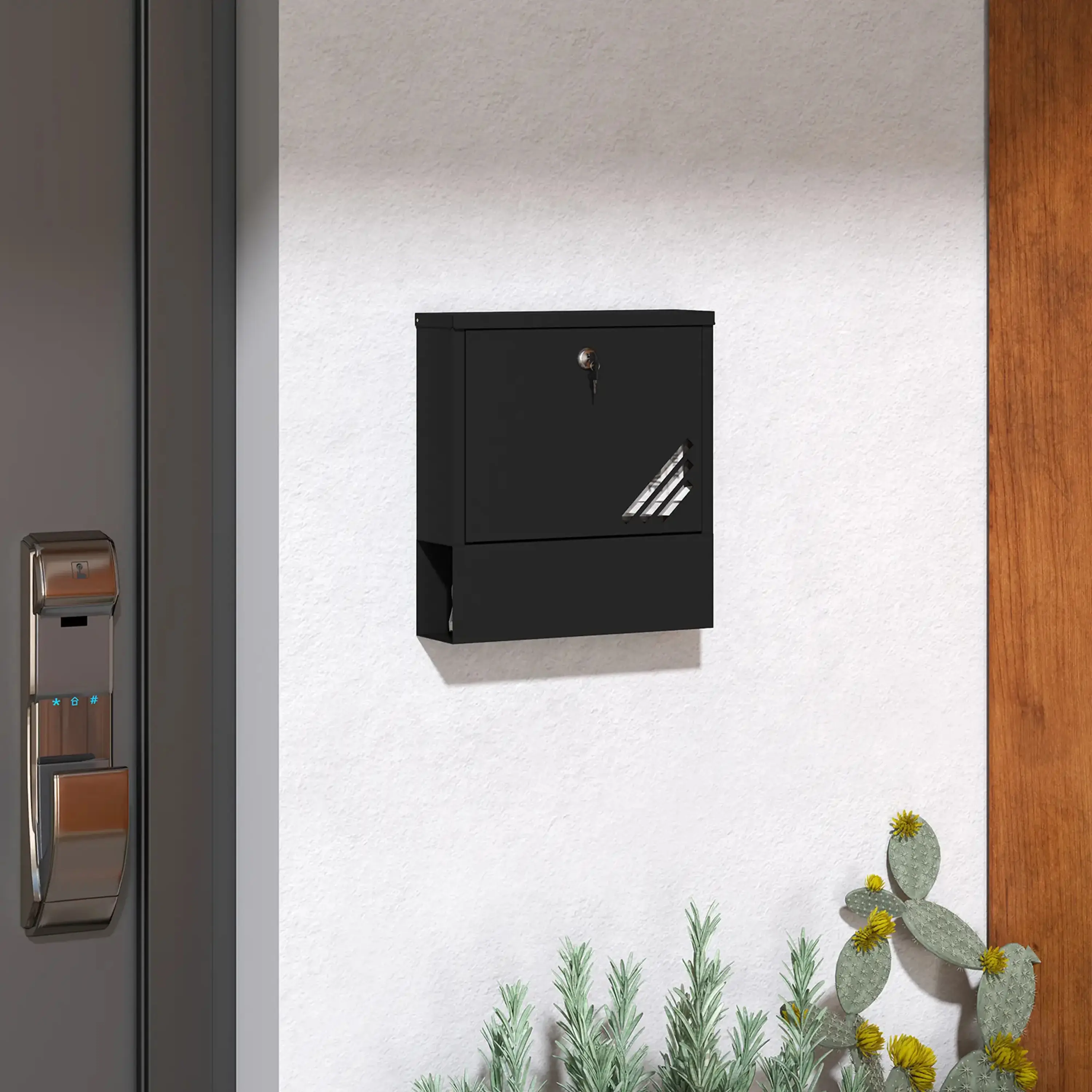 Cutie postala Homcom B80-016V00CG (Carbon) - 4