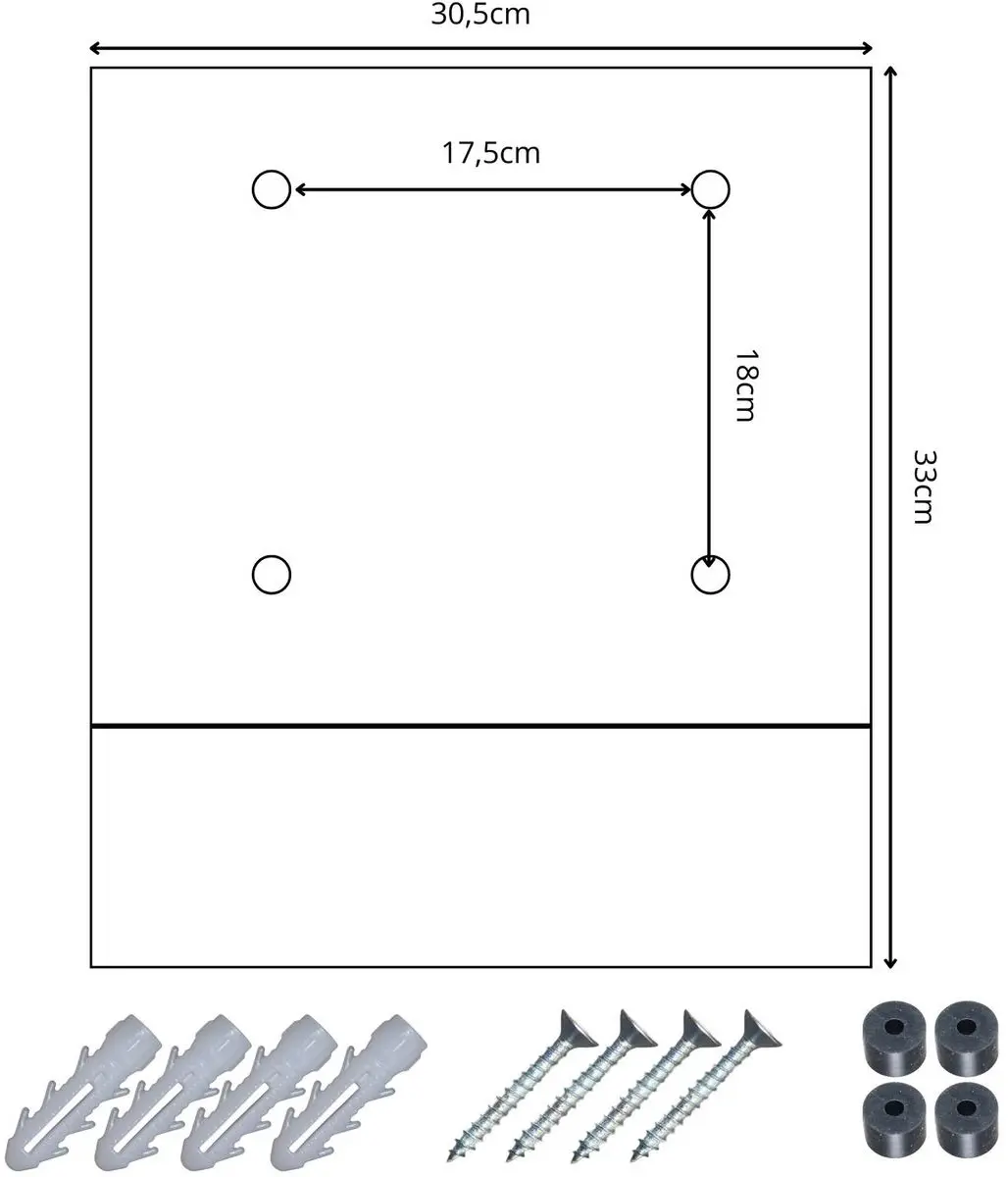 Почтовый ящик Saska Garden 1067520 (Anthracite) - 5