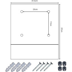 Cutie postala Saska Garden 1067544 (Grey) Thumb
