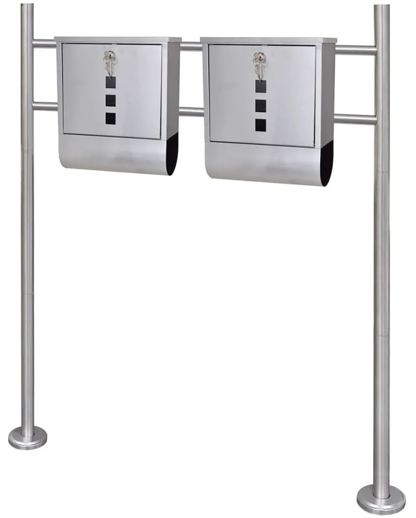 Почтовый ящик VidaXL 271746 (Inox)