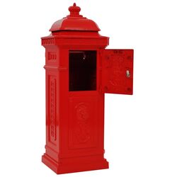 Почтовый ящик VidaXL 43891 (Red) Thumb