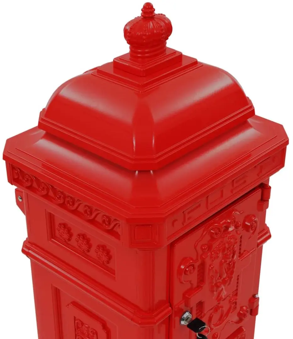 Почтовый ящик VidaXL 43891 (Red) - 6