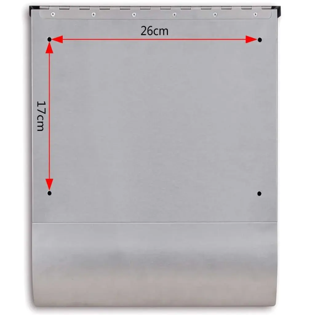 Почтовый ящик VidaXL 50350 (Inox)