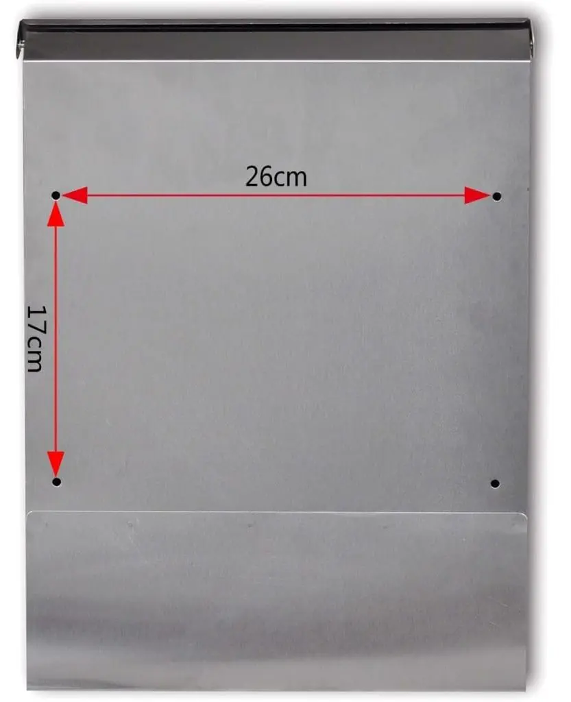 Cutie postala VidaXL 50351 (Inox)