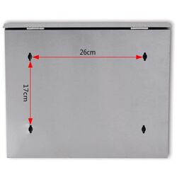 Почтовый ящик VidaXL 50352 (Inox) Thumb