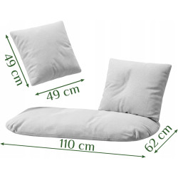 Set perne pentru balansoar Gardlov 27381 (Light Gray) Thumb